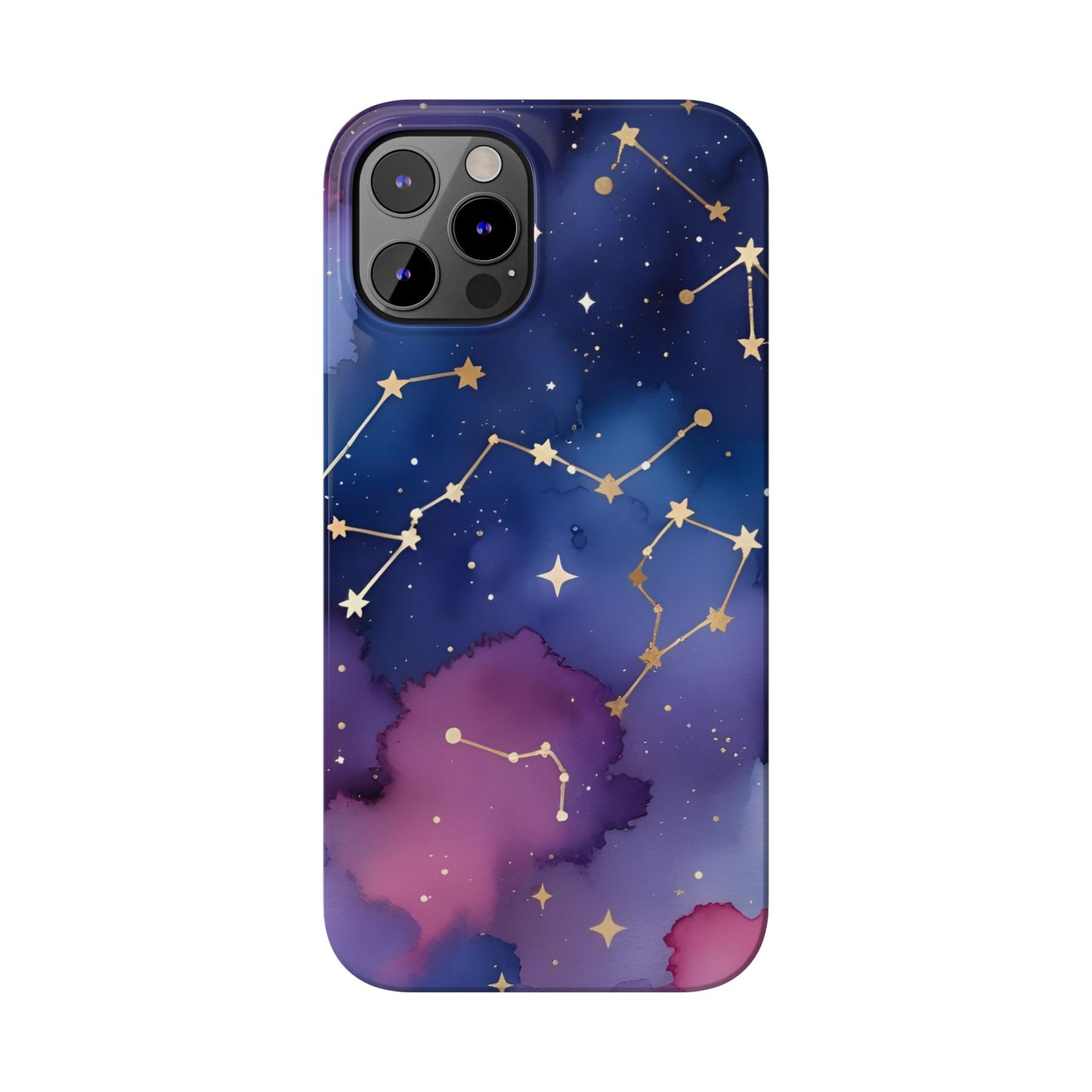 Galaxy Slim Phone Case - Cosmic Constellation Design for Stargazers and Astrology Lovers