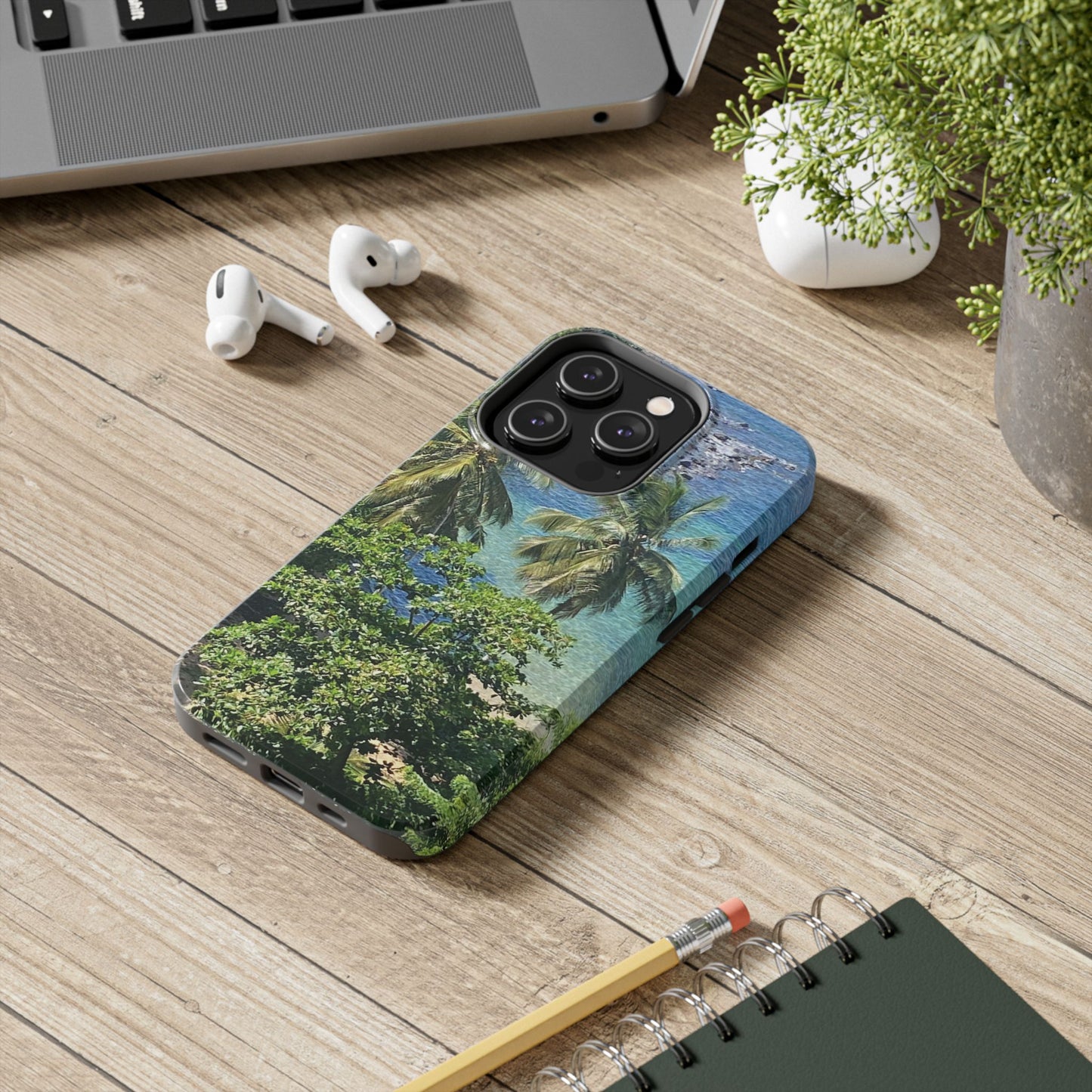 Tough Phone Case - Tropical Summer Vibes, Gift for Travelers and Nature Lovers