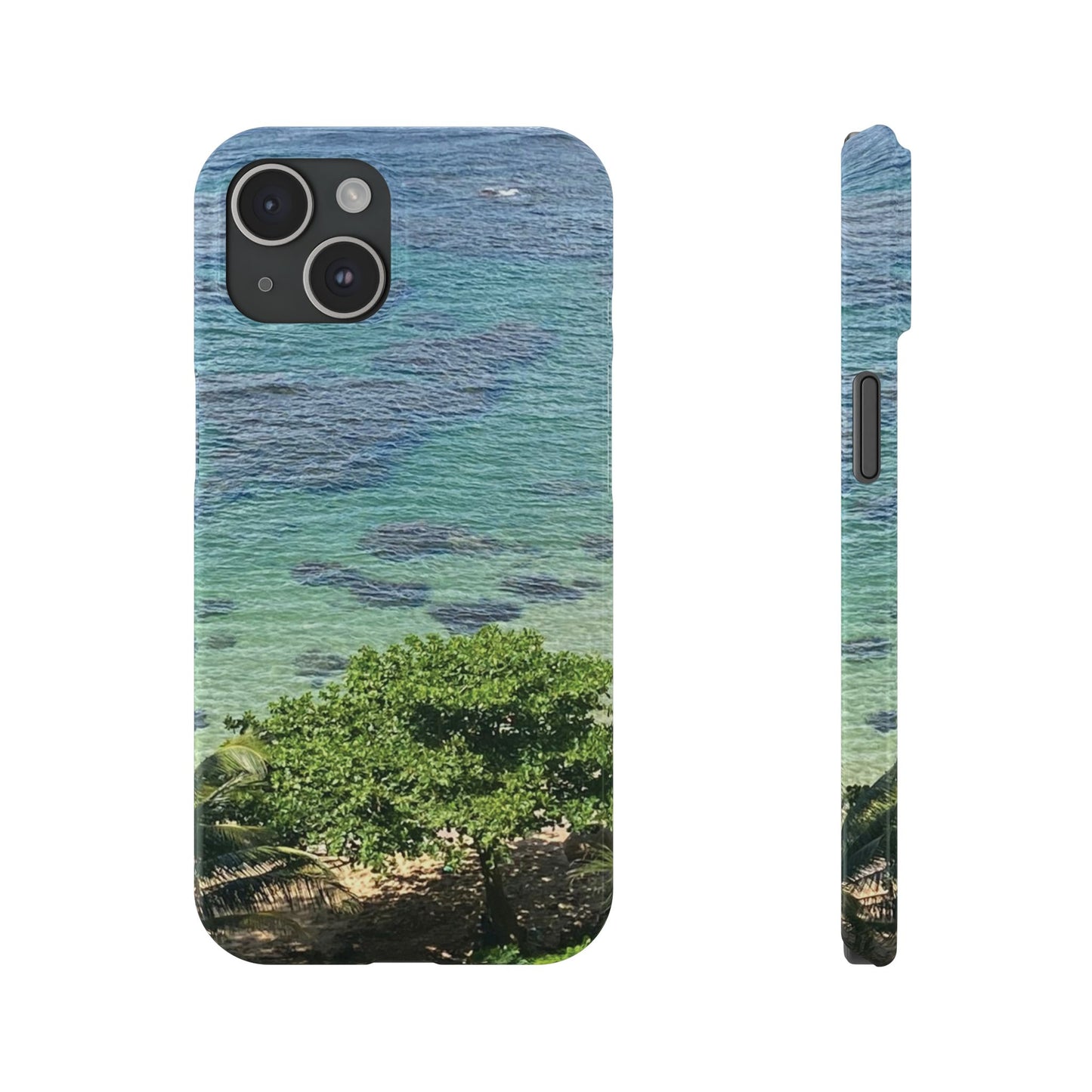 iPhone cases - Coastal Vibes Slim Phone Case