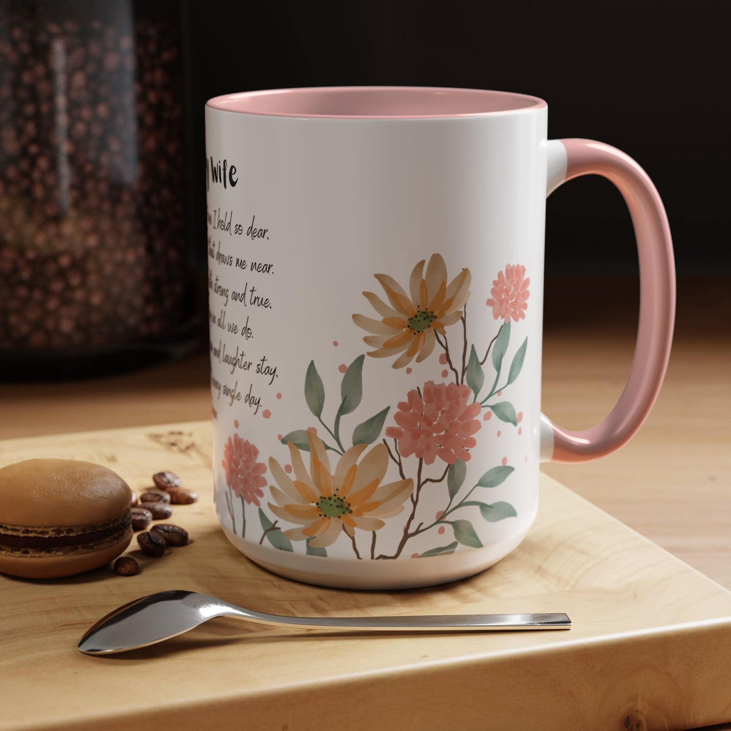 Wife - Love Prayer Coffee Mug, Mother's Day, birthdays, any occasion – 11 oz & 15 oz