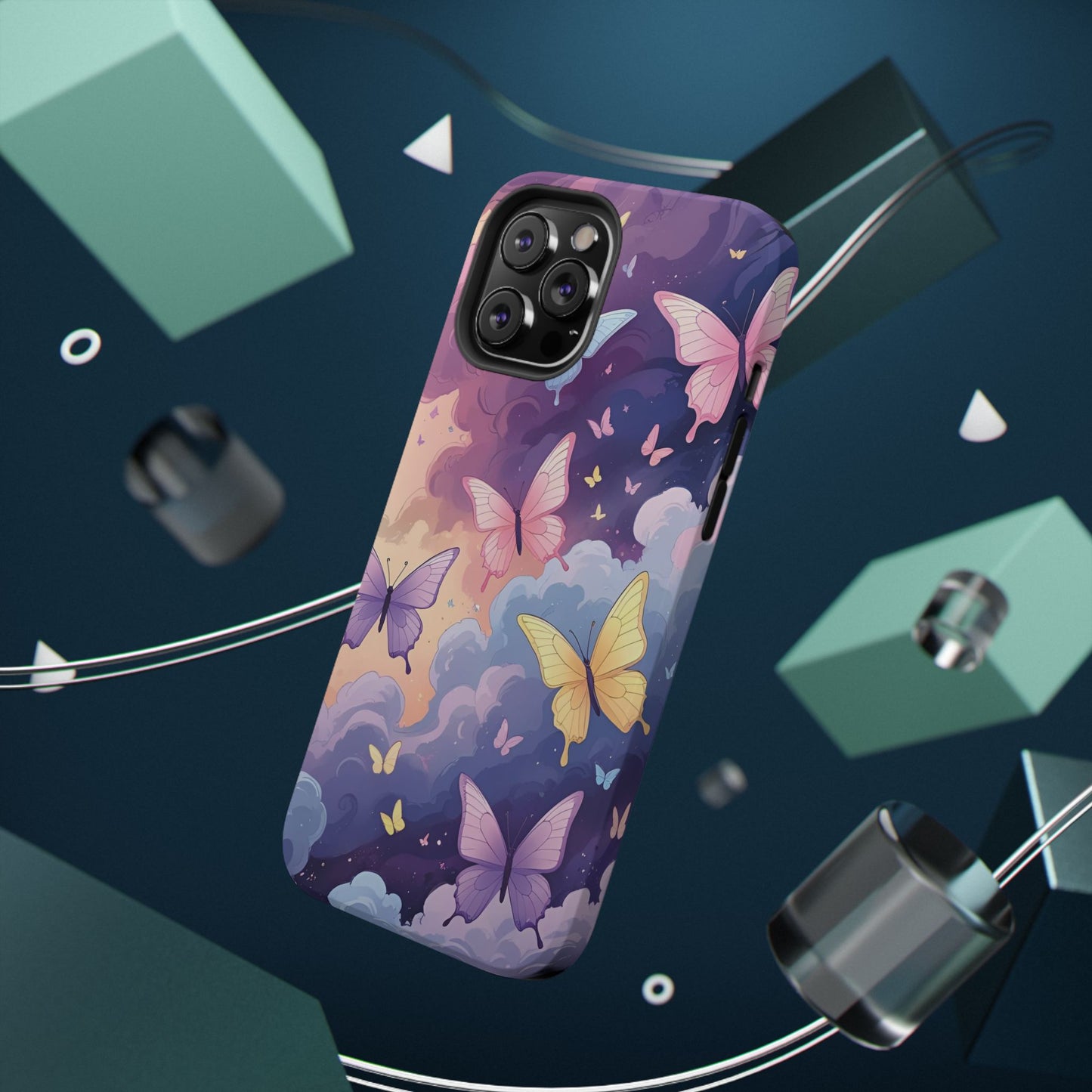 Whimsical Butterfly Phone Case – Nature-Inspired Protection in Vibrant Color