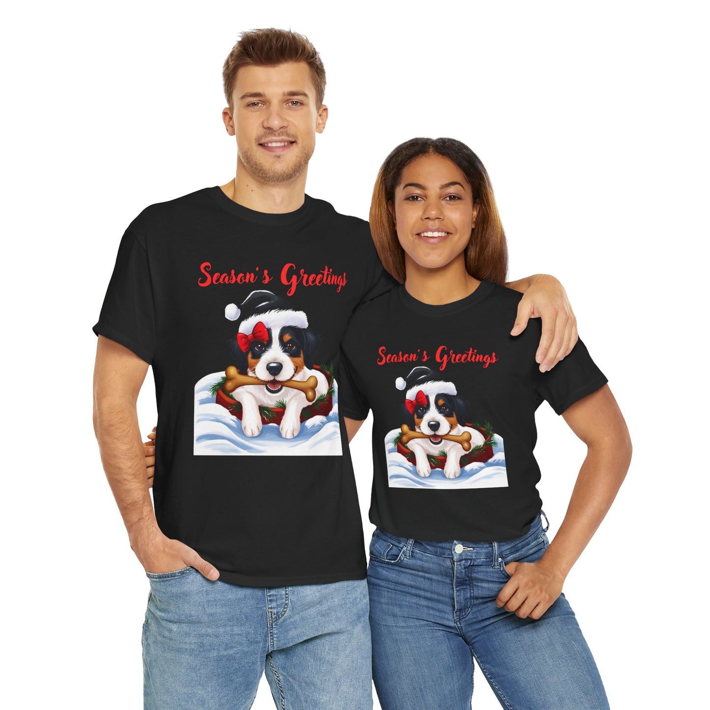 Cute Puppy Holiday T-shirt