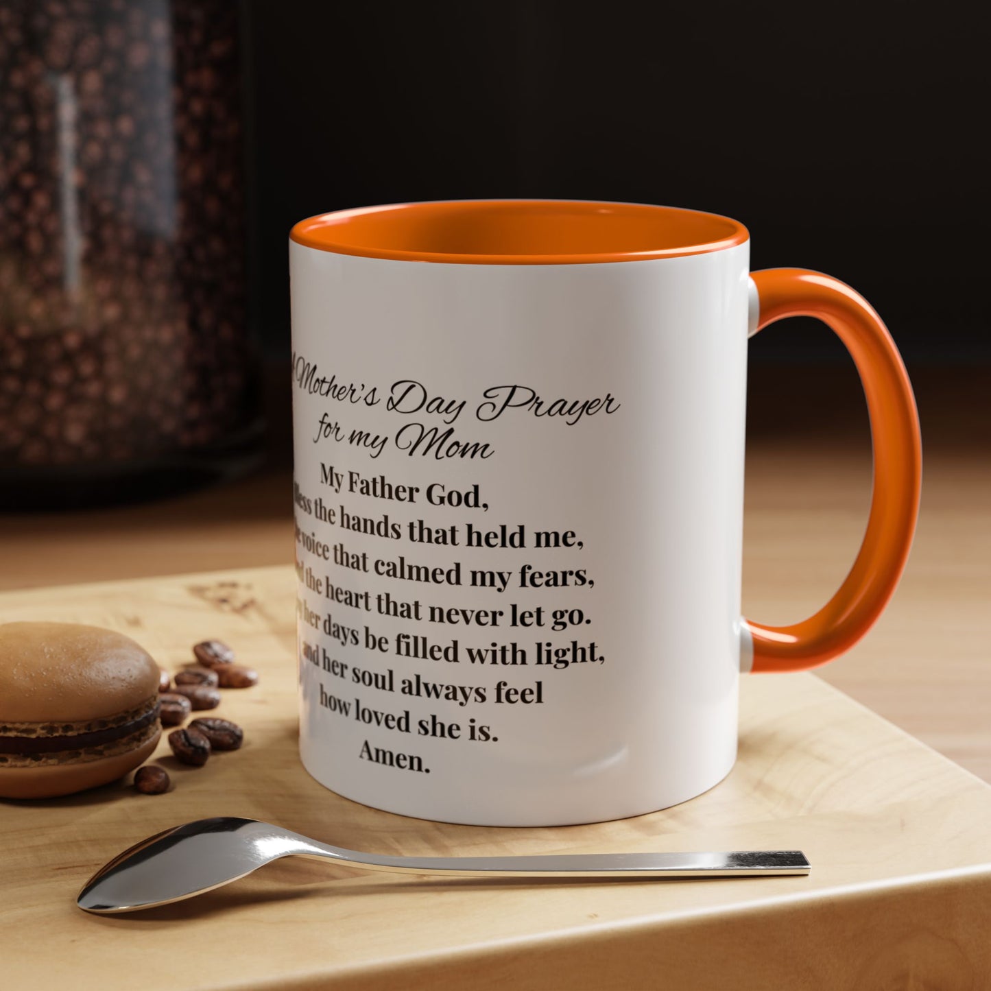 Mom Mother's Day Prayer Mug- African/American/Caribbean Mother's Day Prayer Coffee Mug, Inspirational