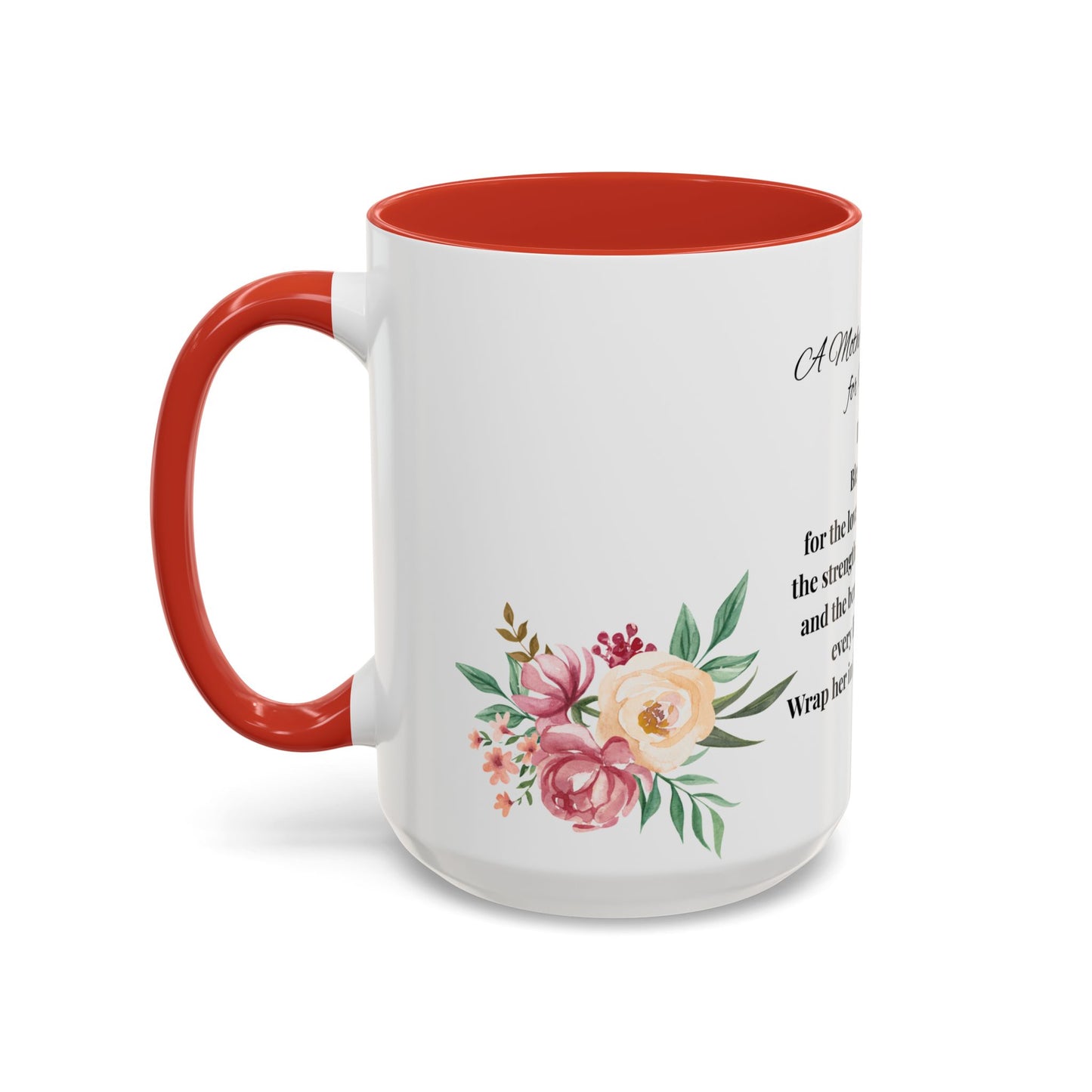 Sister Prayer Mother's Day Coffee Mug - Perfect Mother's Day Gift, Floral design