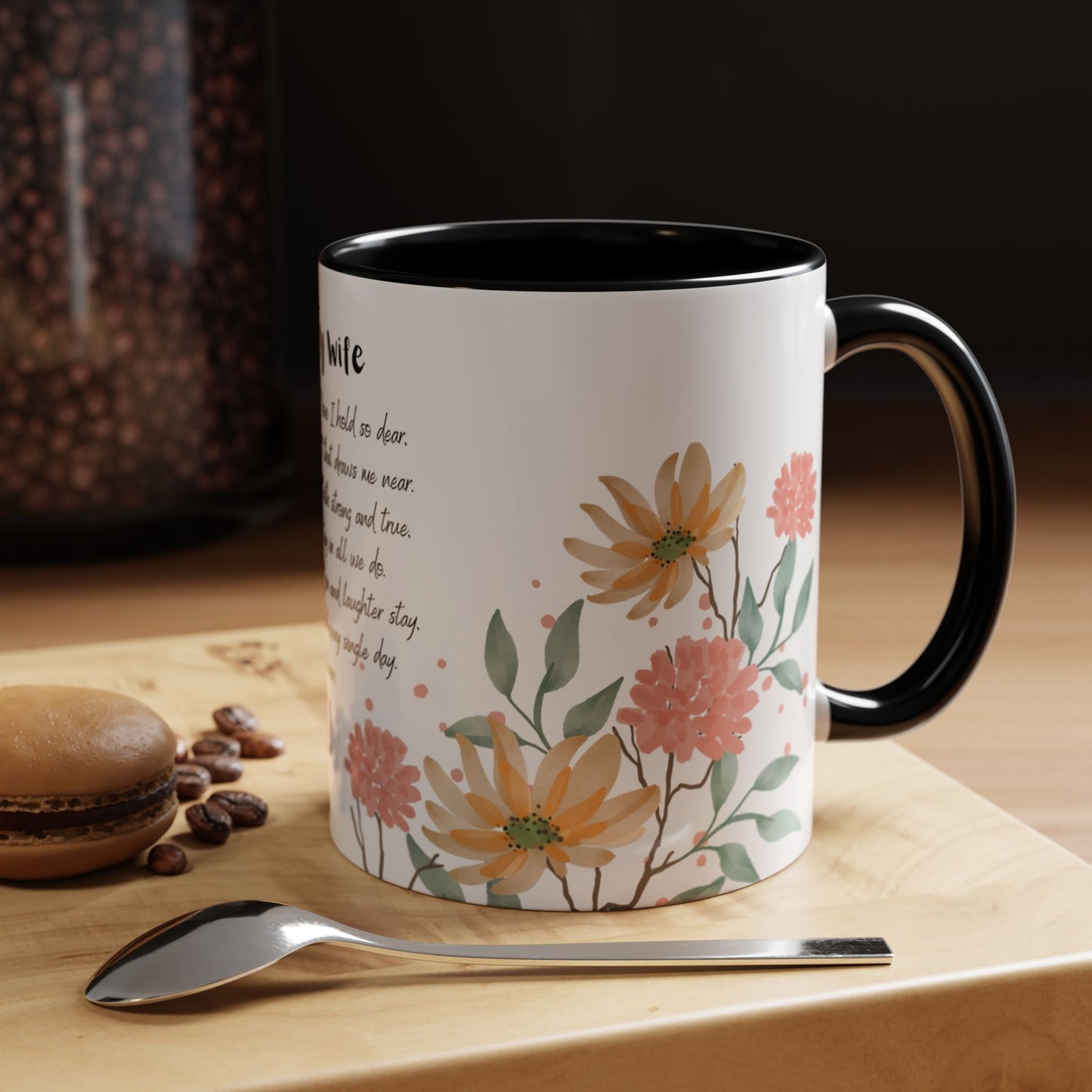 Wife - Love Prayer Coffee Mug, Mother's Day, birthdays, any occasion – 11 oz & 15 oz