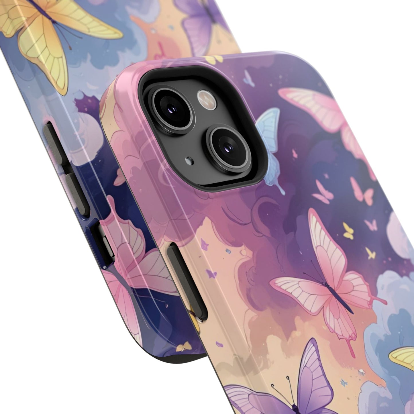 Whimsical Butterfly Phone Case – Nature-Inspired Protection in Vibrant Color