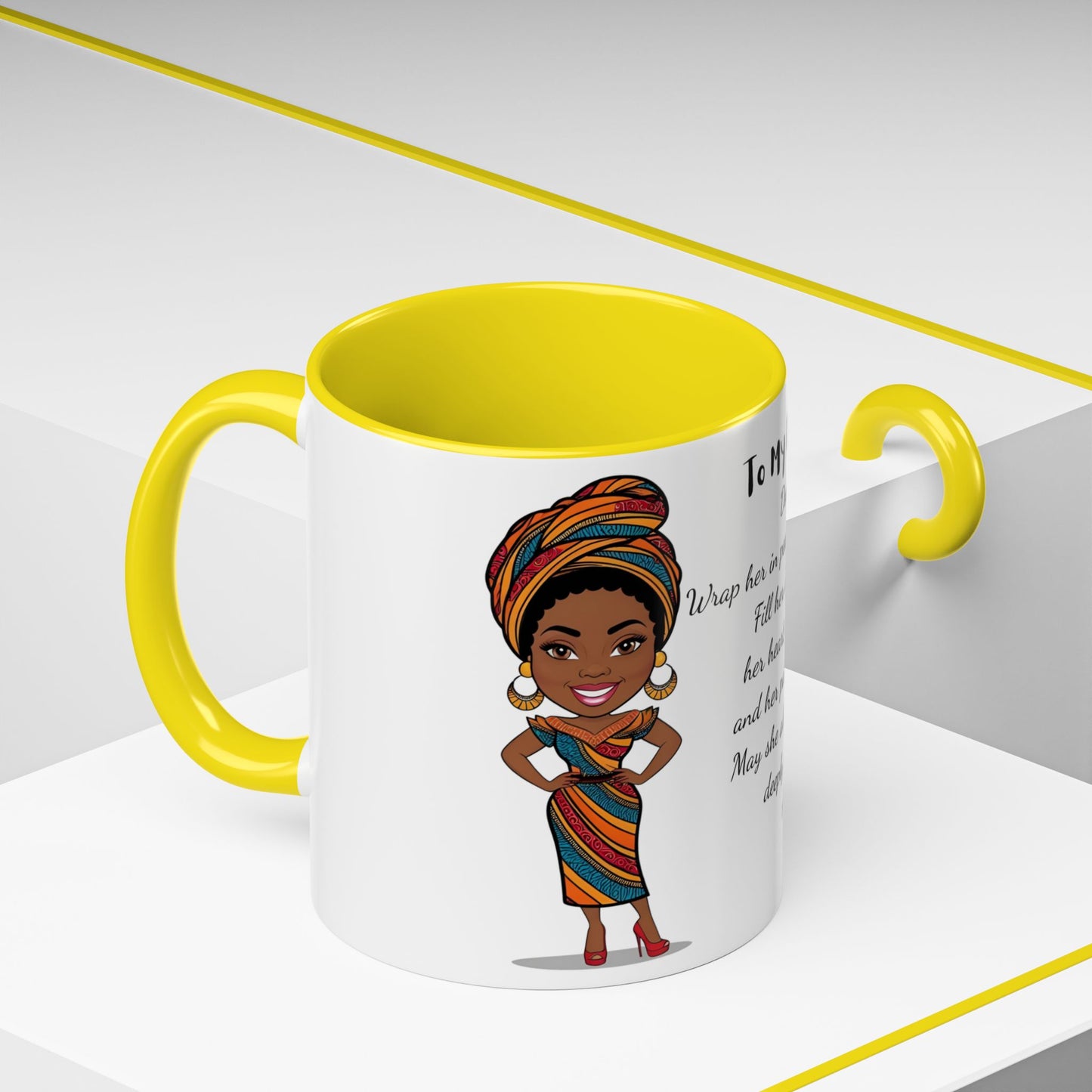 My Daughter African/American/Caribbean Prayer Coffee Mug, Mother's Day, Birthday or any occasion - 11 & 15oz