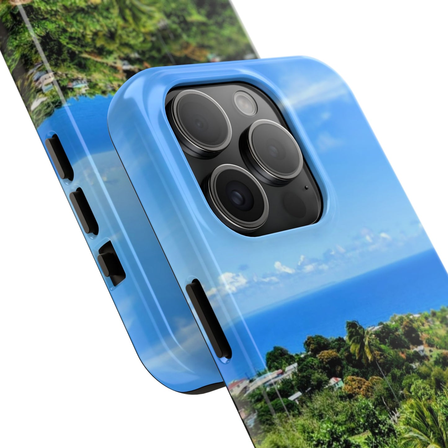 iPhone and Samsung phone Cases - Tropical Ocean View, Durable Cover for Beach Lovers