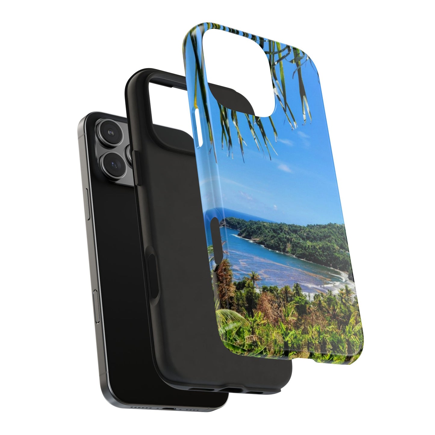 Nature-inspired tropical iphone and Samsung phone cases perfect for summer. Ideal for beach trips, vacations,