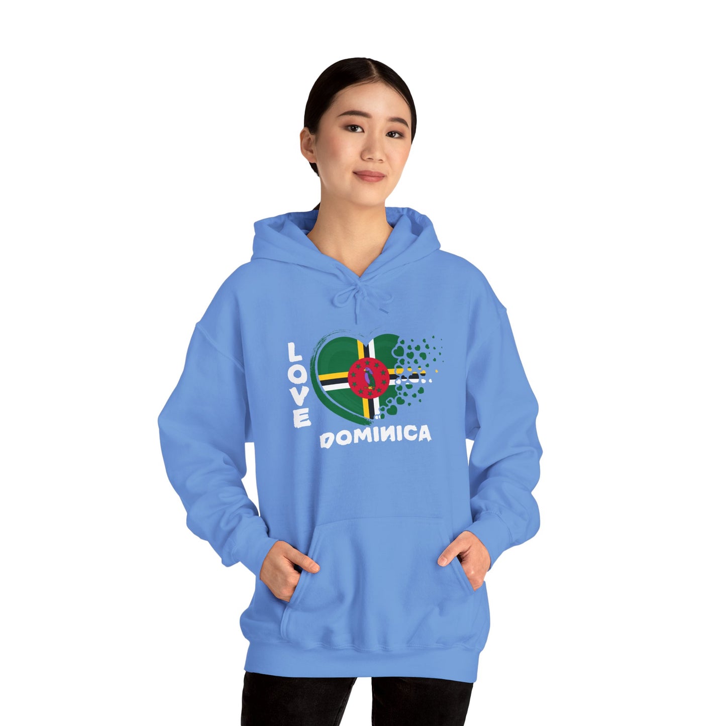 Love Dominica Hoodie - Unisex, Souvenir, Birthday, Christmas, Family