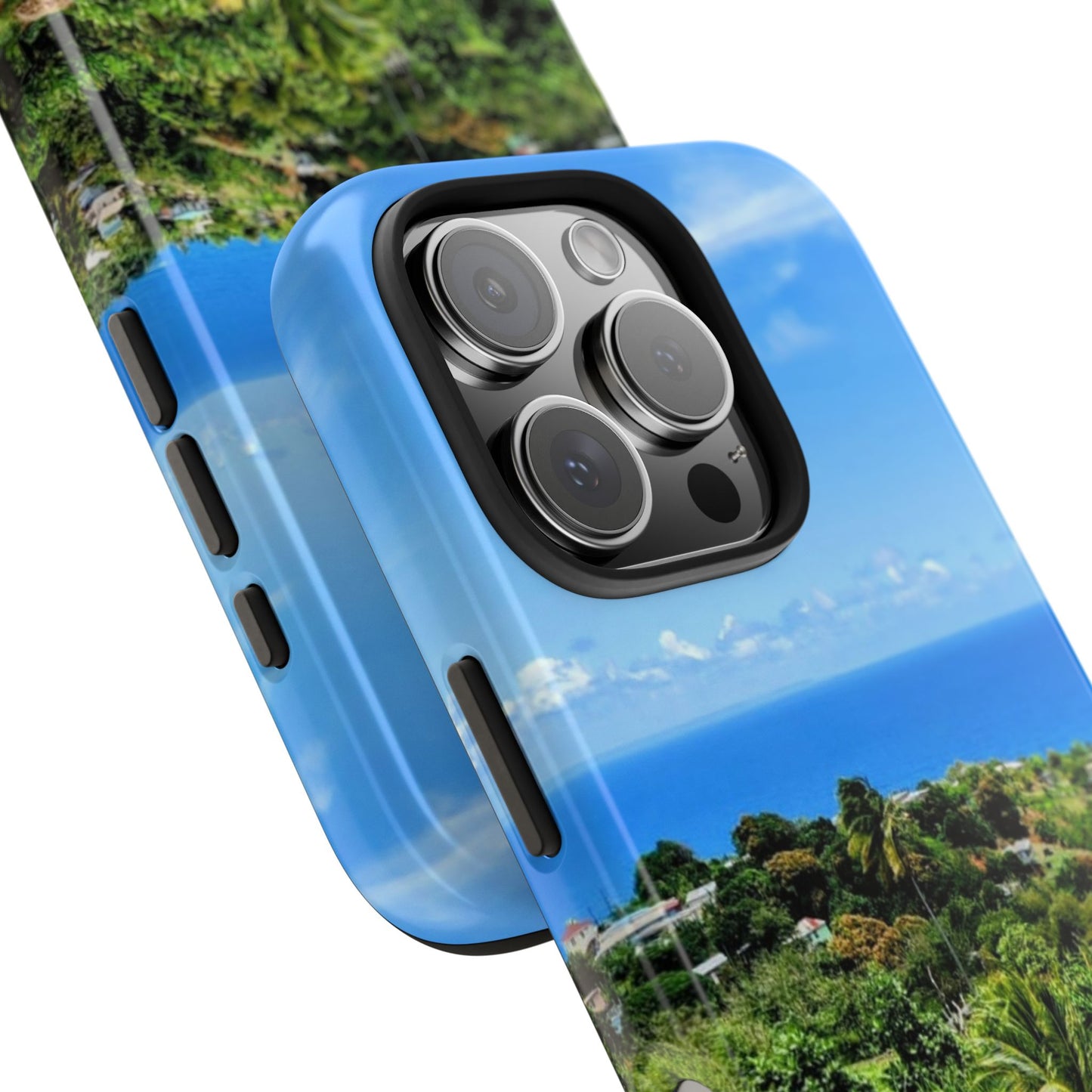 iPhone and Samsung phone Cases - Tropical Ocean View, Durable Cover for Beach Lovers