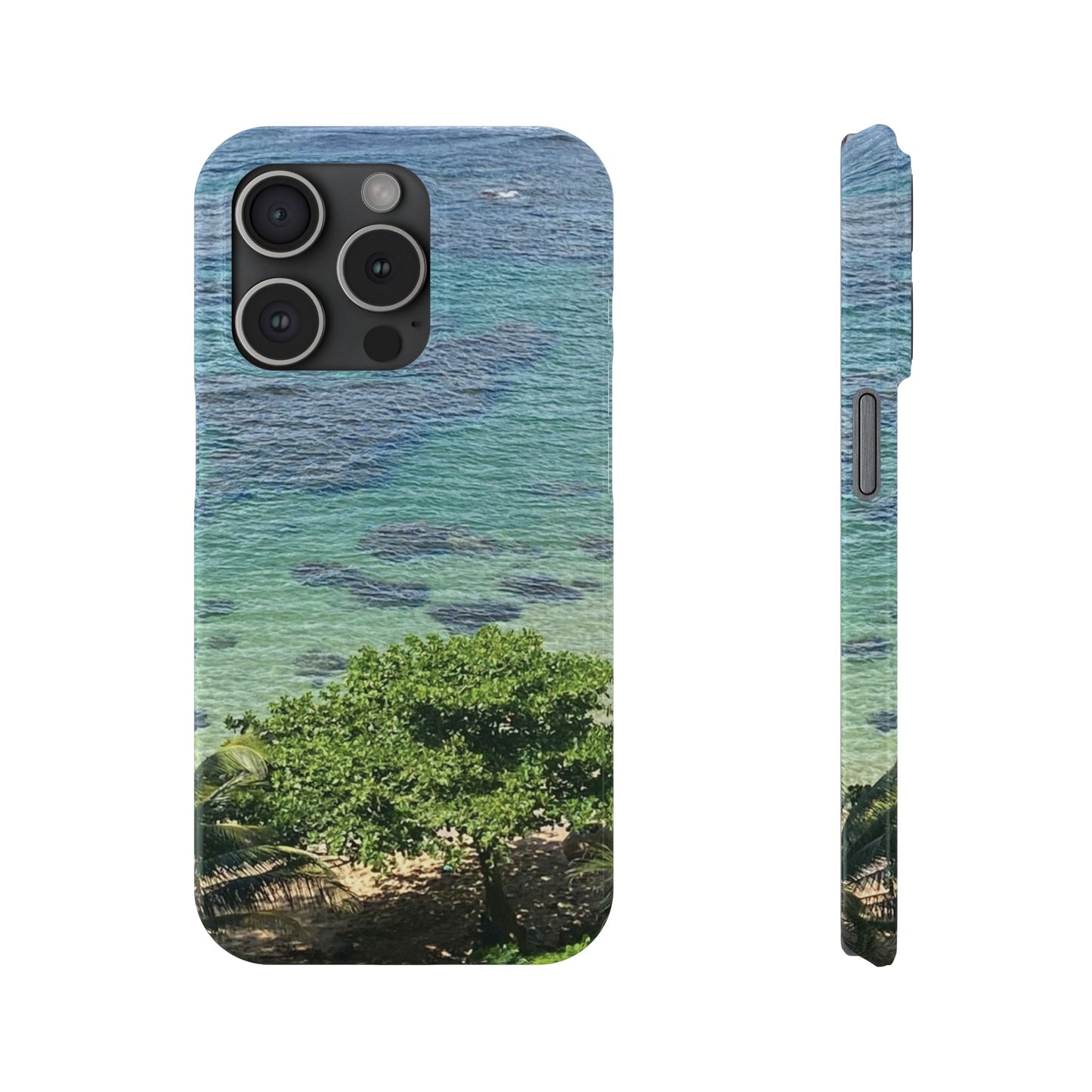 iPhone cases - Coastal Vibes Slim Phone Case