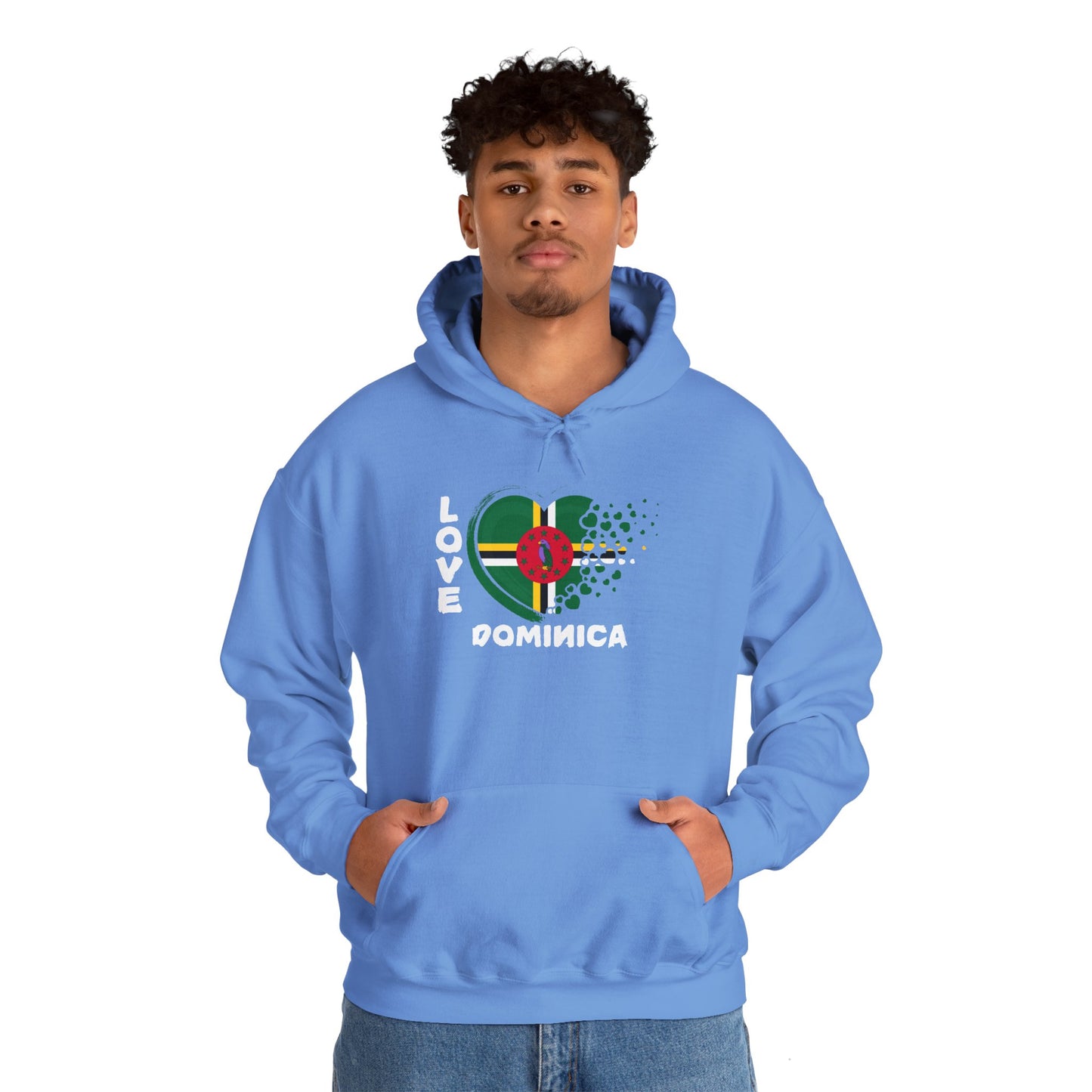 Love Dominica Hoodie - Unisex, Souvenir, Birthday, Christmas, Family