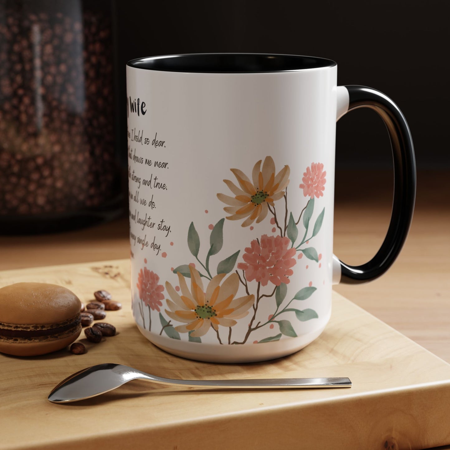 Wife - Love Prayer Coffee Mug, Mother's Day, birthdays, any occasion – 11 oz & 15 oz
