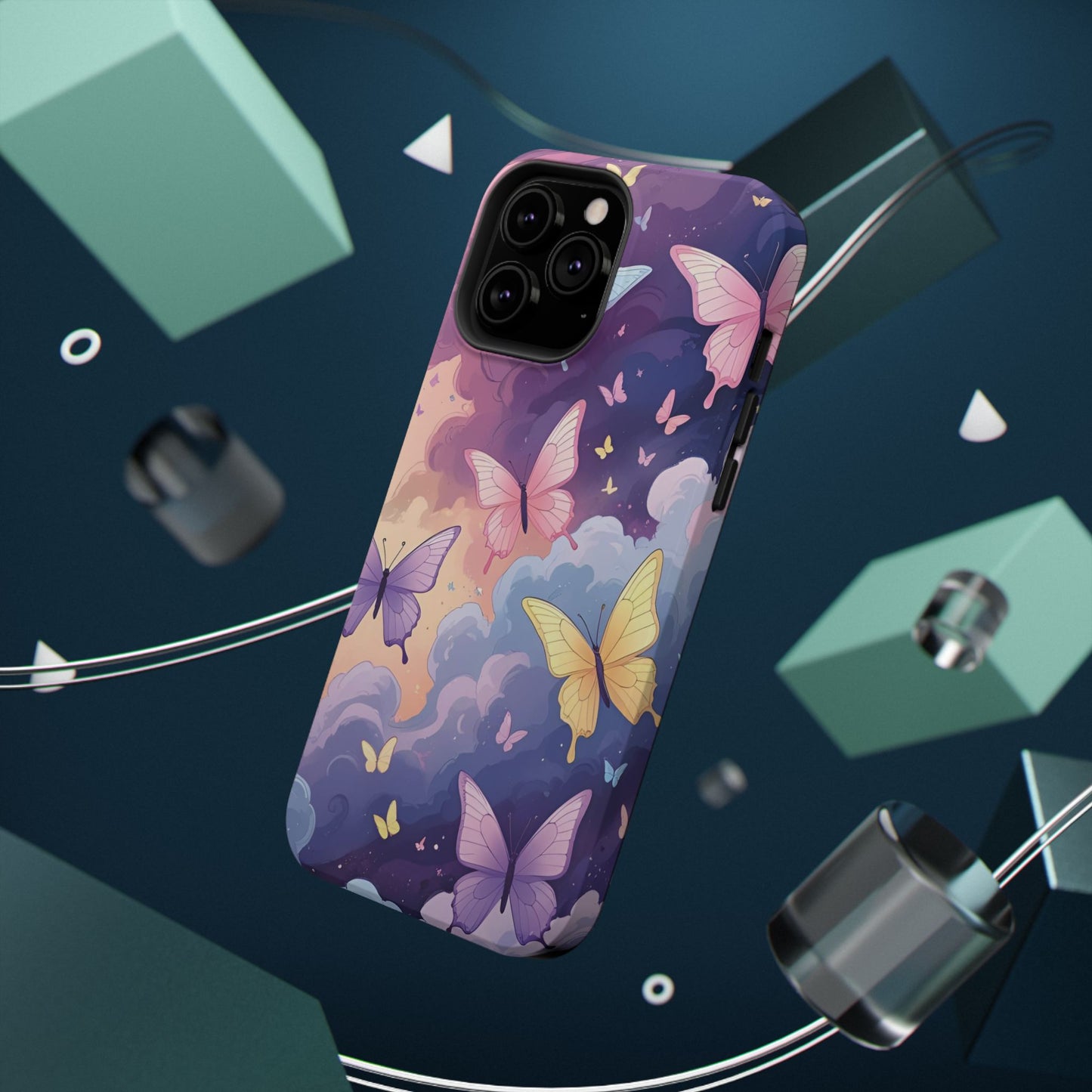 Whimsical Butterfly Phone Case – Nature-Inspired Protection in Vibrant Color