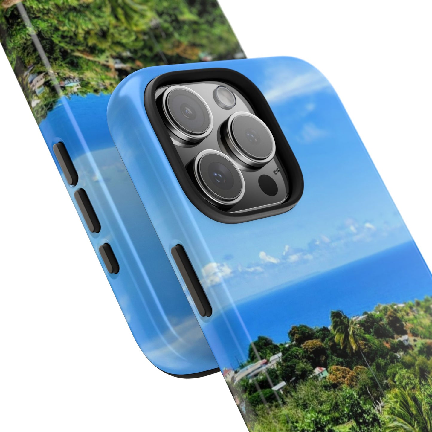 iPhone and Samsung phone Cases - Tropical Ocean View, Durable Cover for Beach Lovers