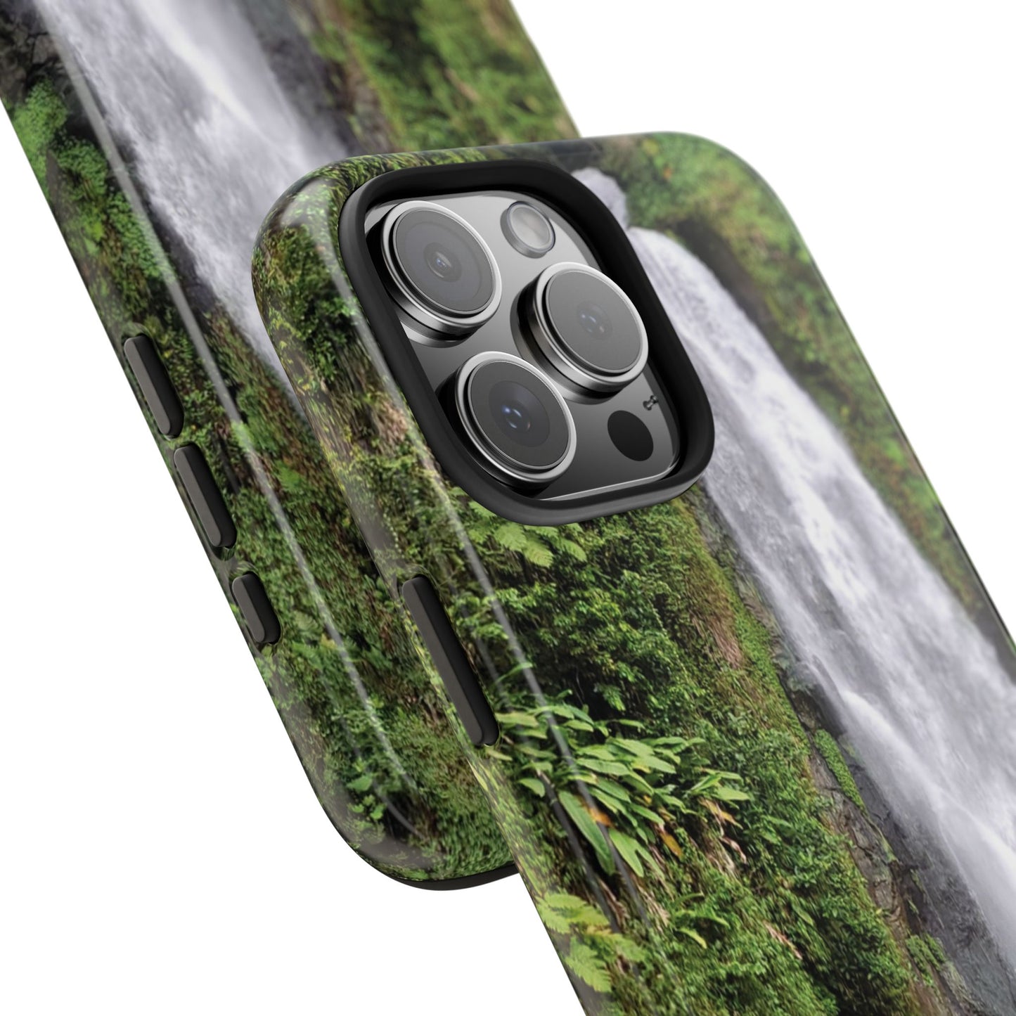 Nature Island Trafalgar Waterfall inspired Tough IPhone and Samsung phone Cases - Durable Protection for Outdoor Adventure