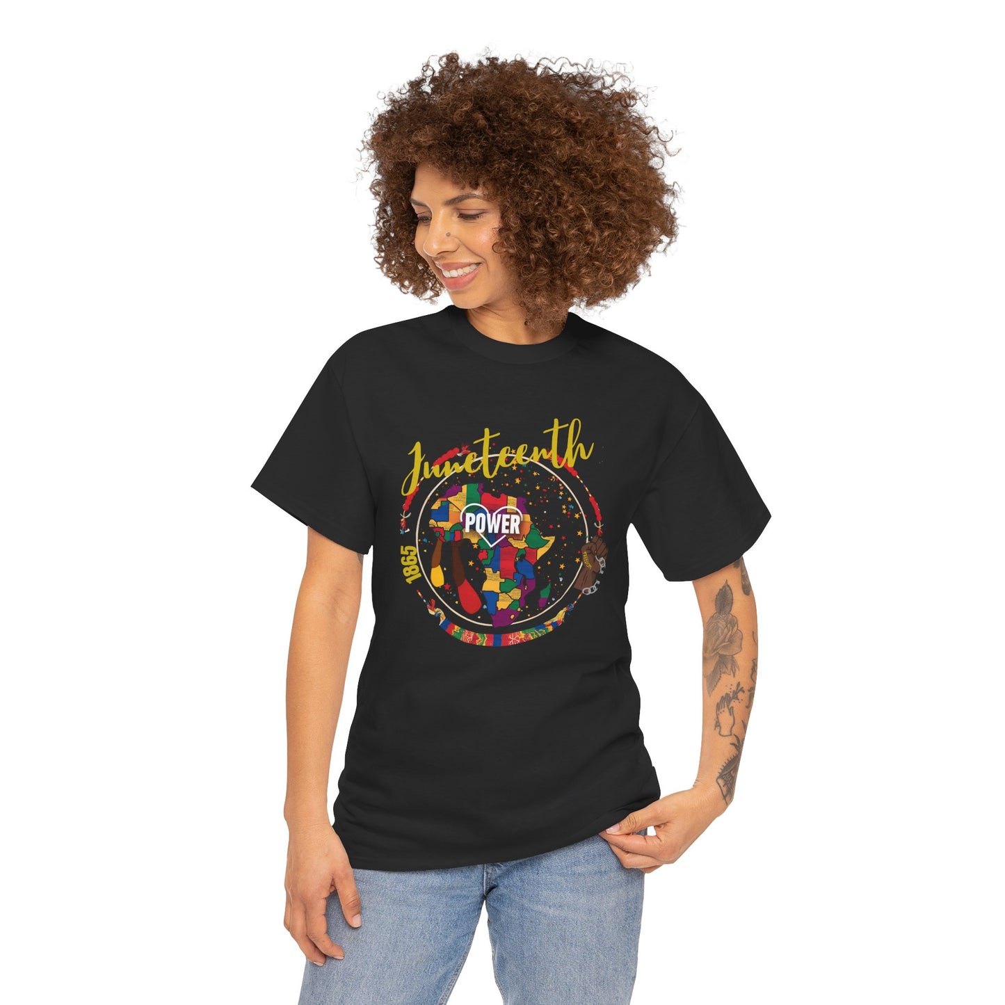 Juneteenth Freedom Celebration Unisex Tshirt, Freedom Tshirt, breaking the chains to freedom