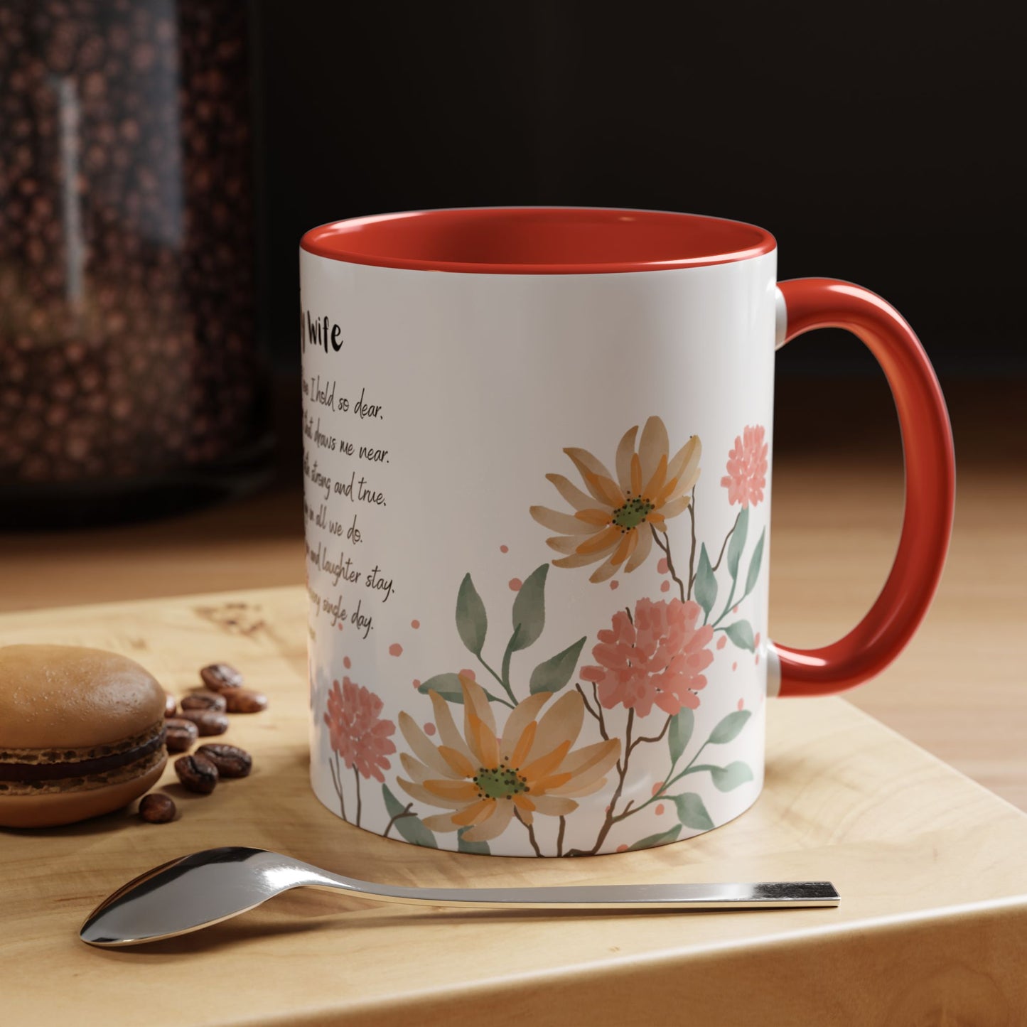 Wife - Love Prayer Coffee Mug, Mother's Day, birthdays, any occasion – 11 oz & 15 oz