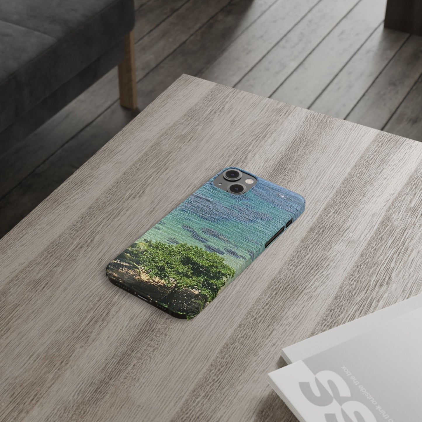 iPhone cases - Coastal Vibes Slim Phone Case