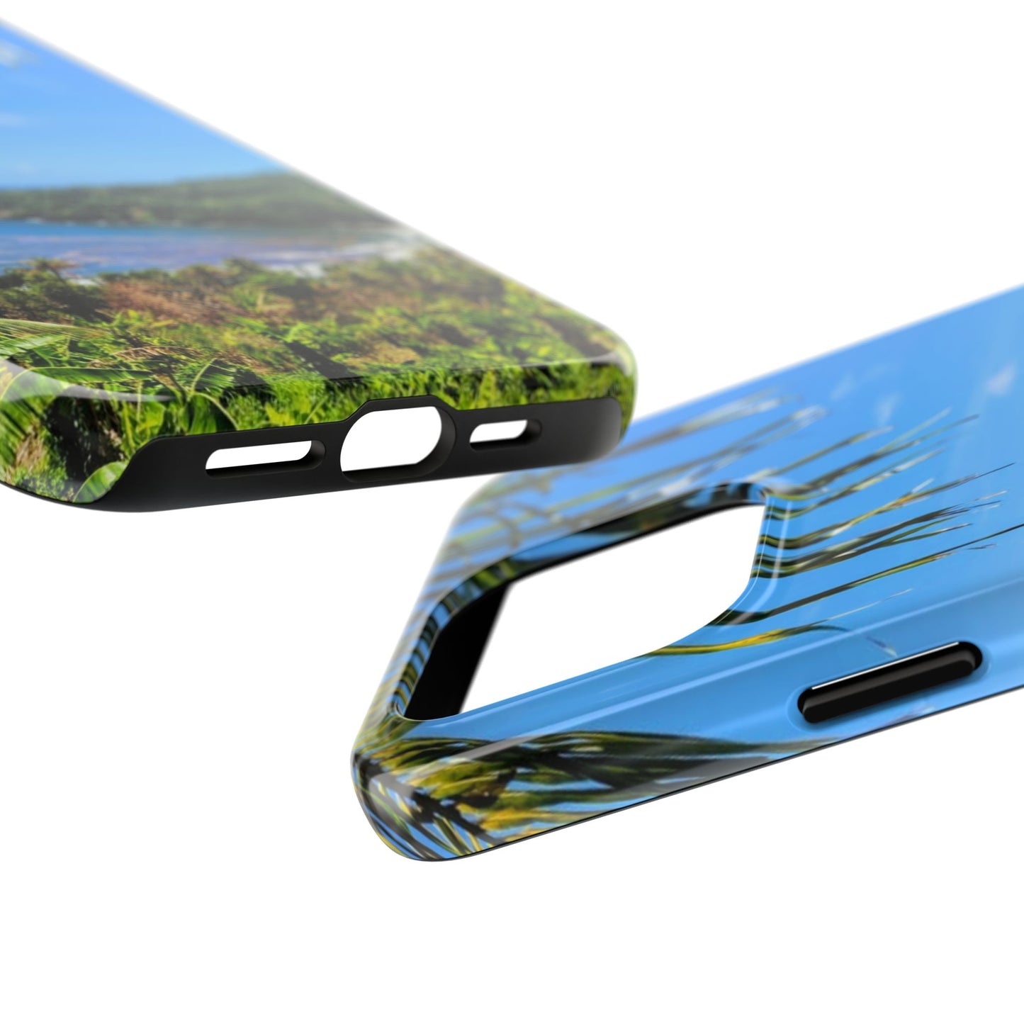 Nature-inspired tropical iphone and Samsung phone cases perfect for summer. Ideal for beach trips, vacations,