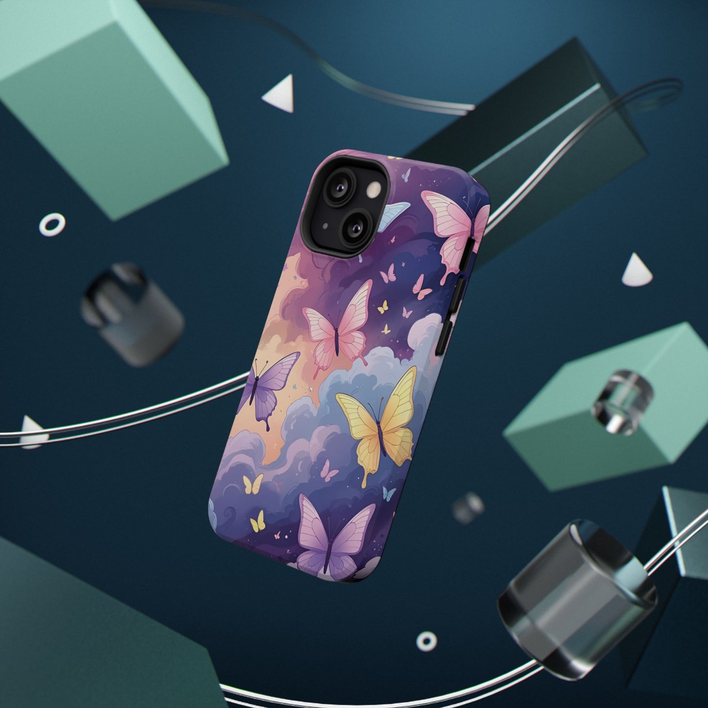 Whimsical Butterfly Phone Case – Nature-Inspired Protection in Vibrant Color