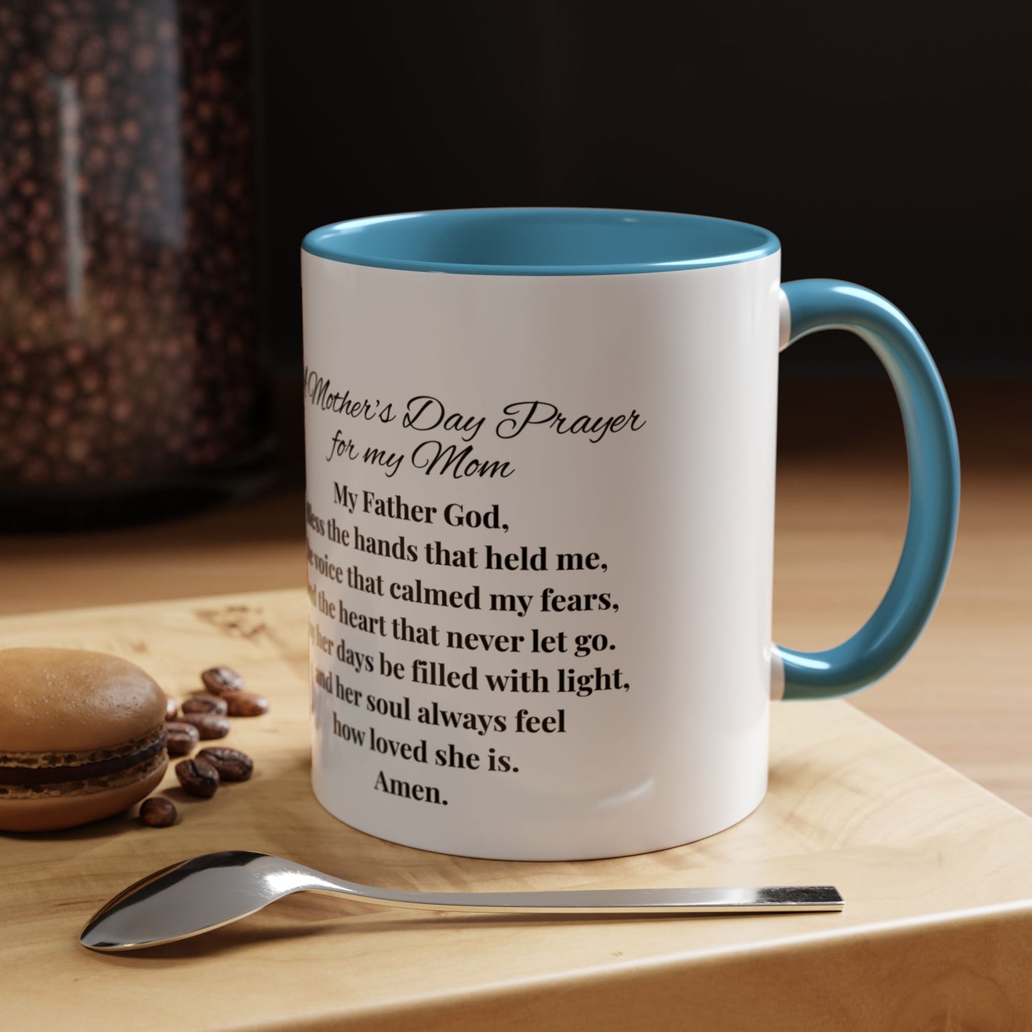 Mom Mother's Day Prayer Mug- African/American/Caribbean Mother's Day Prayer Coffee Mug, Inspirational