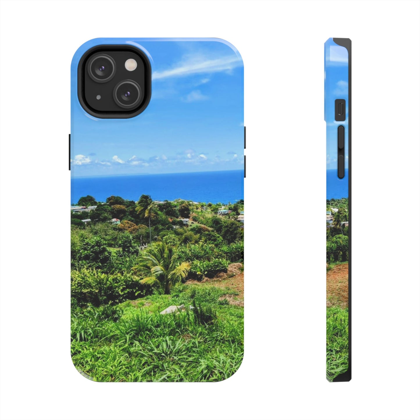iPhone and Samsung phone Cases - Tropical Ocean View, Durable Cover for Beach Lovers