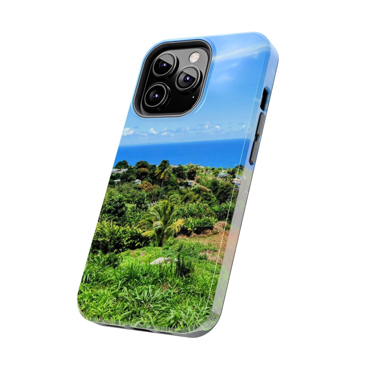 iPhone and Samsung phone Cases - Tropical Ocean View, Durable Cover for Beach Lovers