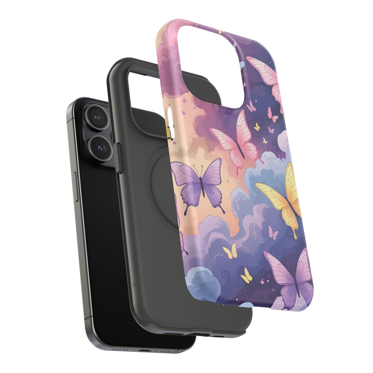 Whimsical Butterfly Phone Case – Nature-Inspired Protection in Vibrant Color