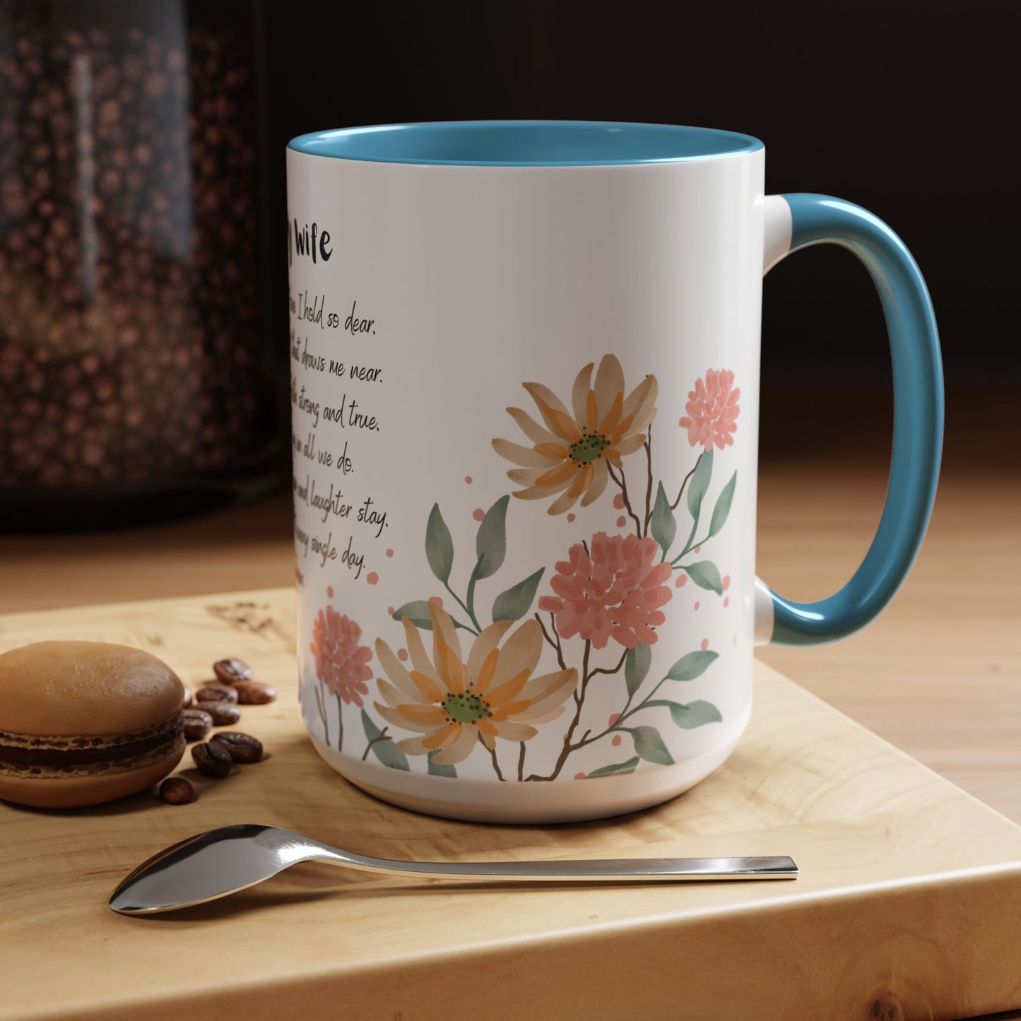 Wife - Love Prayer Coffee Mug, Mother's Day, birthdays, any occasion – 11 oz & 15 oz