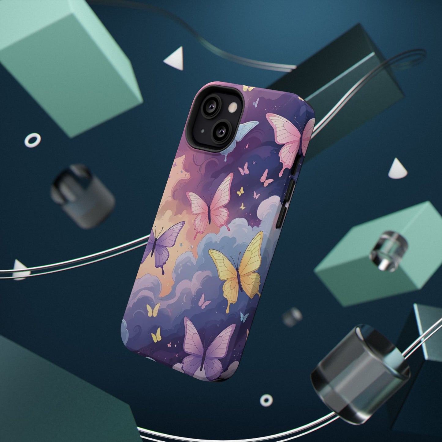 Whimsical Butterfly Phone Case – Nature-Inspired Protection in Vibrant Color