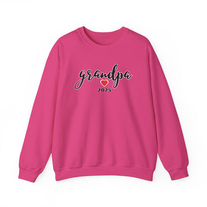 Grandpa 2025 Sweatshirt, Valentines Day Gift, Fathers Day Gift, Birthday Gift, Love Gift