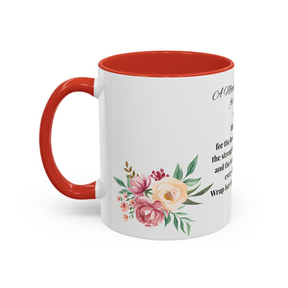 Sister Prayer Mother's Day Coffee Mug - Perfect Mother's Day Gift, Floral design