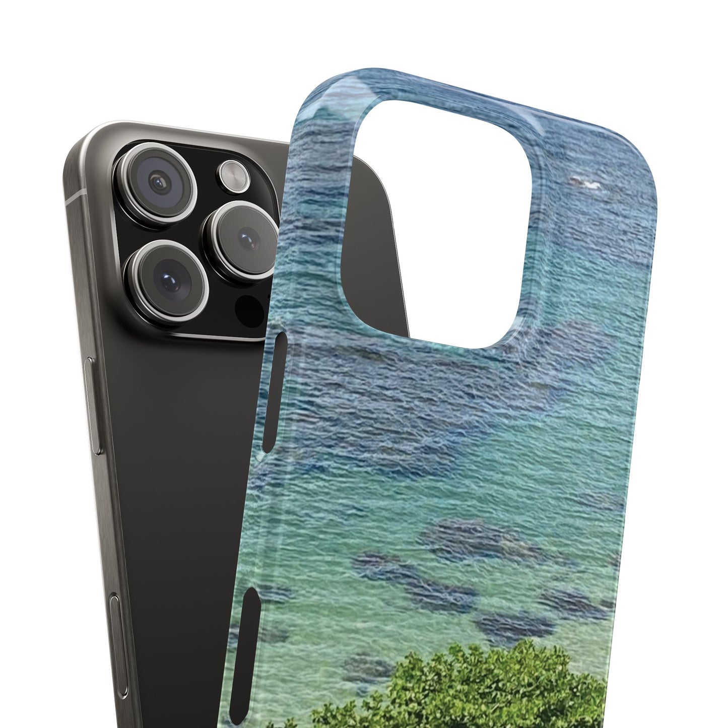 iPhone cases - Coastal Vibes Slim Phone Case