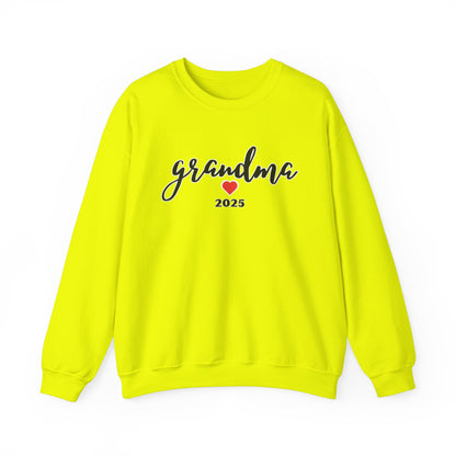 Grandma 2025 Sweatshirt - Valentines Day, Mothers's day, Birthday Gift