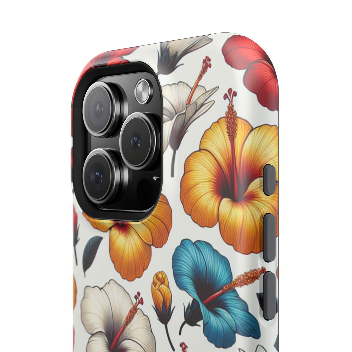Hibiscus Bloom Impact-Resistant Phone Case – Bold Floral Protection