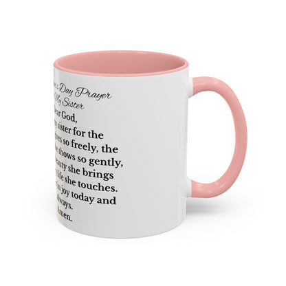 Sister Prayer African American Mother's Day Mug, gift