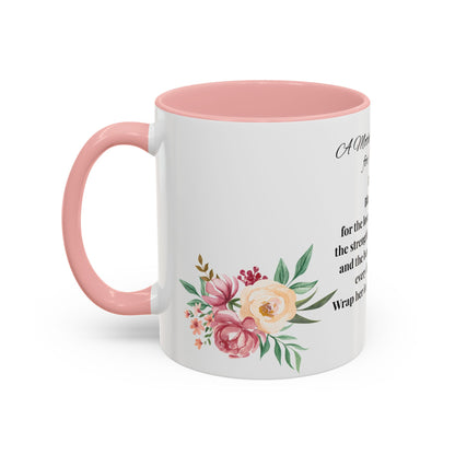 Sister Prayer Mother's Day Coffee Mug - Perfect Mother's Day Gift, Floral design