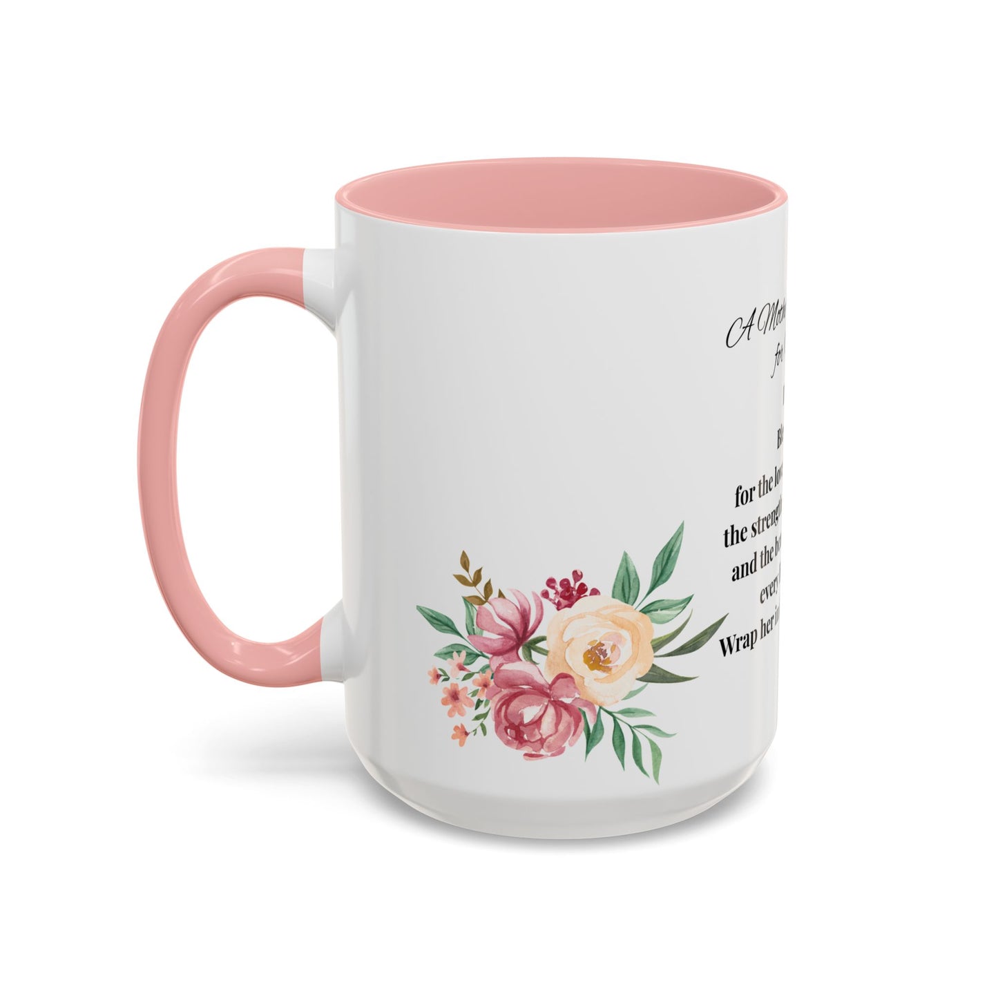 Sister Prayer Mother's Day Coffee Mug - Perfect Mother's Day Gift, Floral design