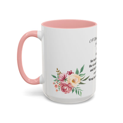 Sister Prayer Mother's Day Coffee Mug - Perfect Mother's Day Gift, Floral design