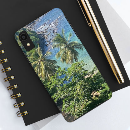 Tough Phone Case - Tropical Summer Vibes, Gift for Travelers and Nature Lovers
