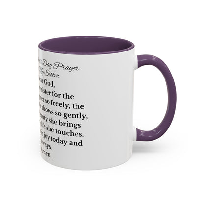 Sister Prayer African American Mother's Day Mug, gift