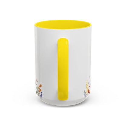 My Daughter Prayer Coffee Mug - Inspirational Prayer for My Daughter, Motivational Gift, Mother's Day, Floral Design