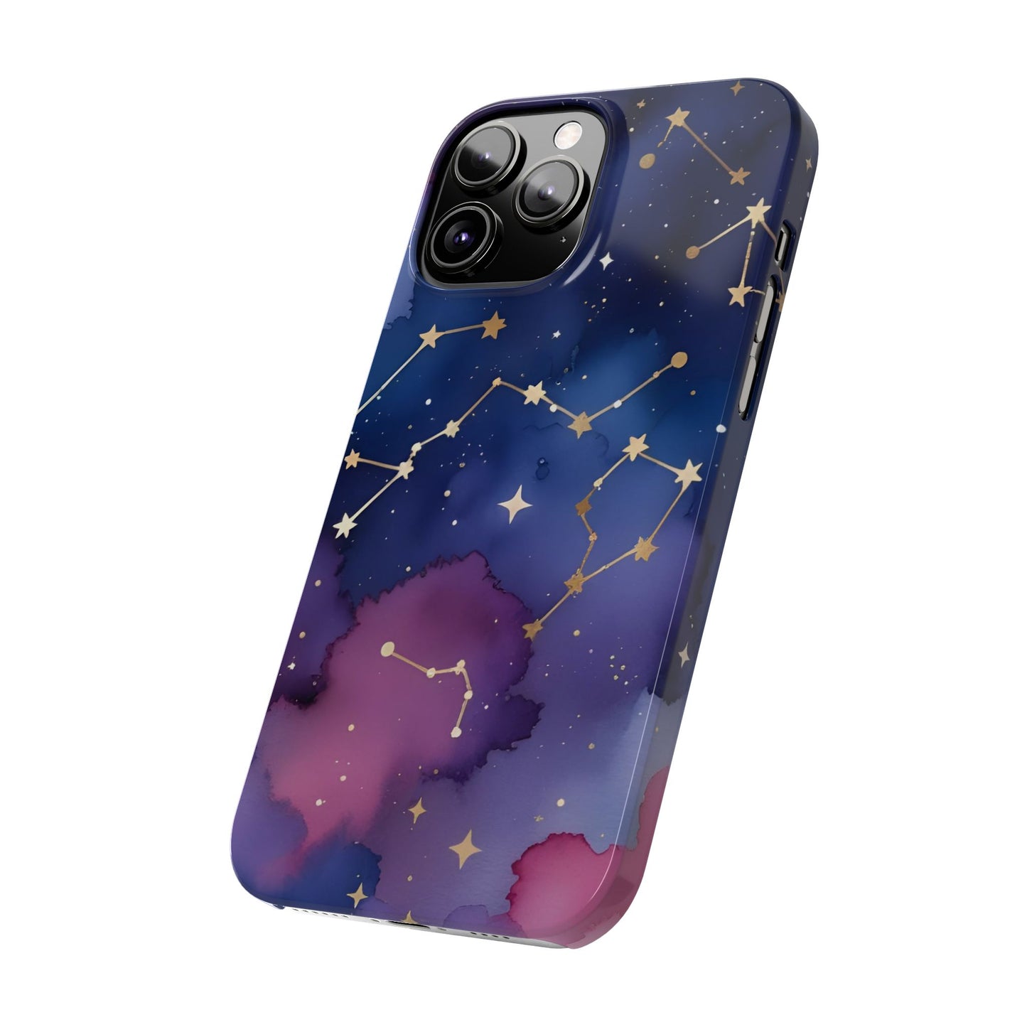 Galaxy Slim Phone Case - Cosmic Constellation Design for Stargazers and Astrology Lovers