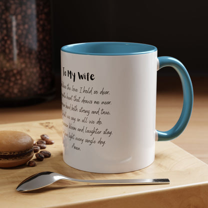 Wife Coffee Mug  - Inspirational Wife Coffee Mug, Mother's Day/Birthday Gift - 11oz & 15oz