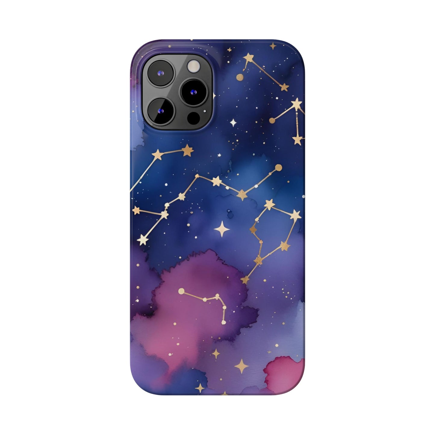 Galaxy Slim Phone Case - Cosmic Constellation Design for Stargazers and Astrology Lovers