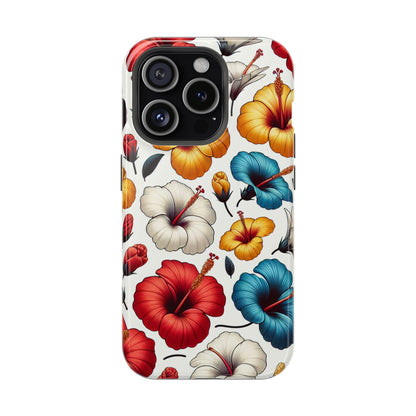 Hibiscus Bloom Impact-Resistant Phone Case – Bold Floral Protection