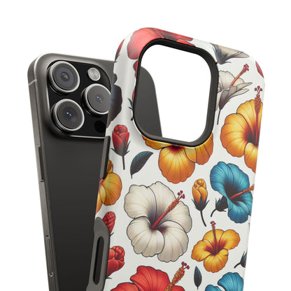 Hibiscus Bloom Impact-Resistant Phone Case – Bold Floral Protection