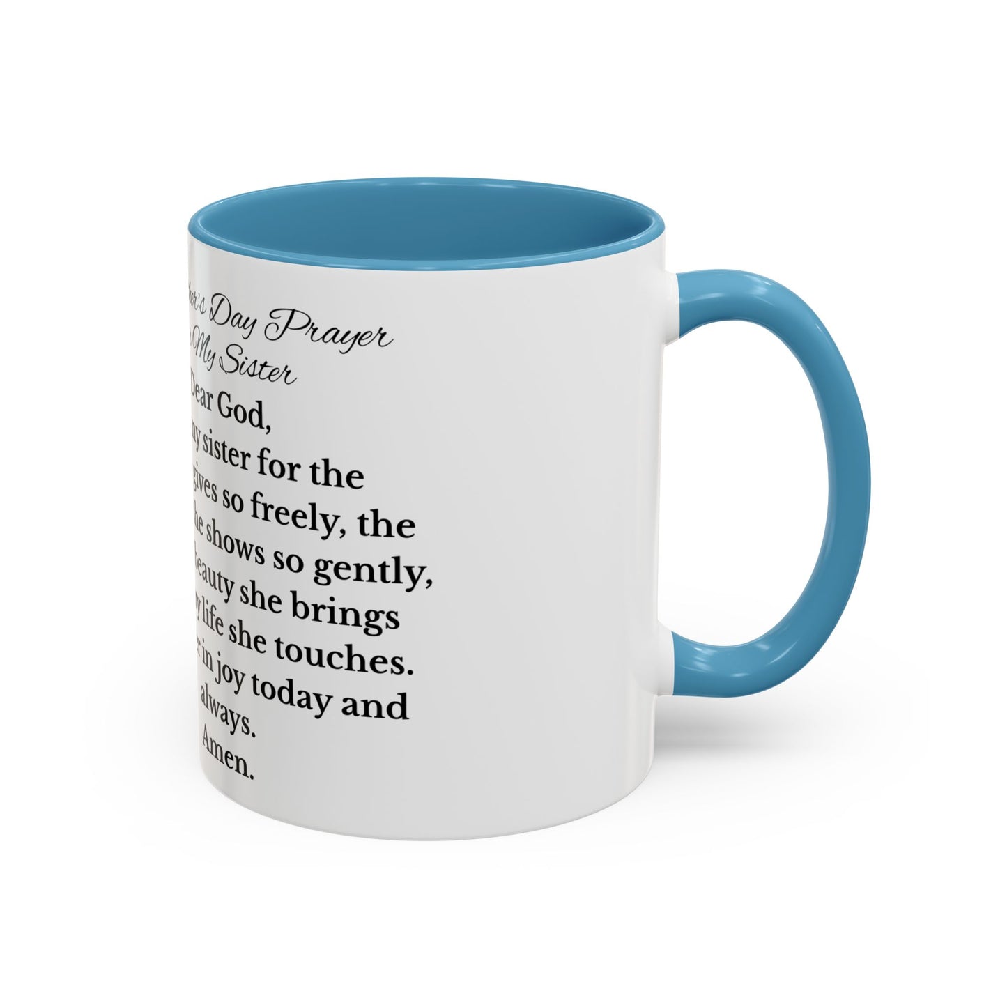 Sister Prayer African American Mother's Day Mug, gift